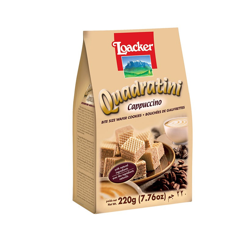 Quadratini Wafer Cubes - Cappuccino