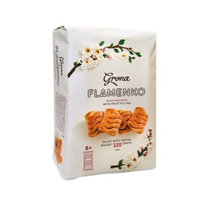 Puff Pastries with Fruit Filling - Apricot Flavor