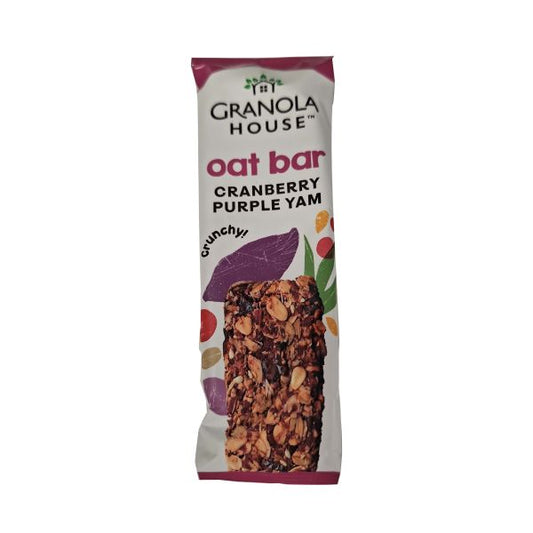 Cranberry and Purple Sweet Potato Oat Bar