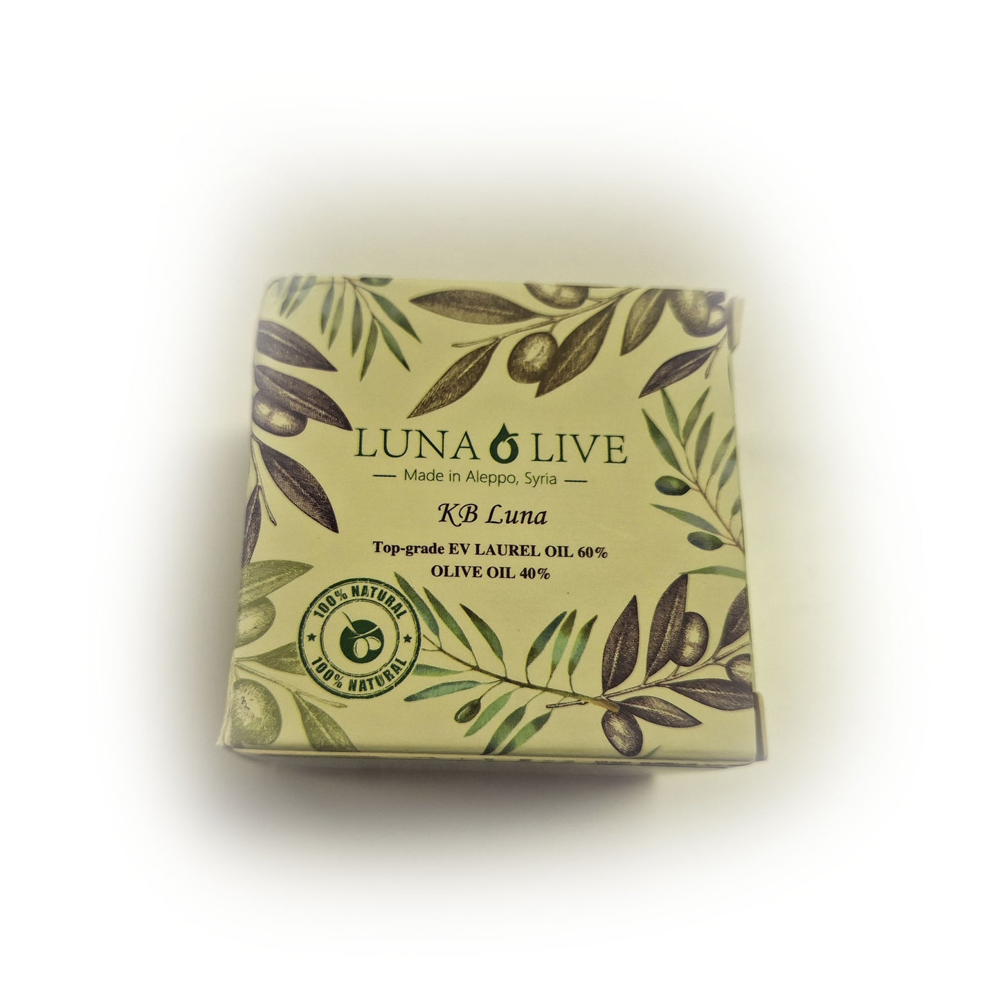 Bar Soap (Sqr.): 60% Laurel Oil + 40% Virgin Olive Oil
