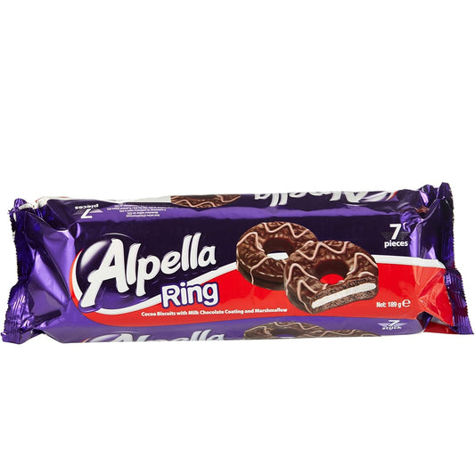 Cocoa Biscuits with Milk Chocolate Coating &amp; Marshmallow 189g