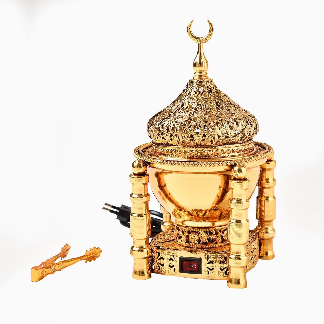 Arabic Incense Burner Gold