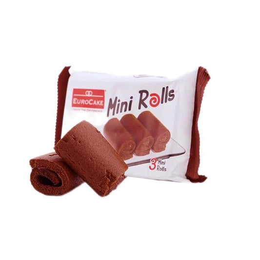 Eurocake Chocolate Mini Rolls (3 Pieces)
