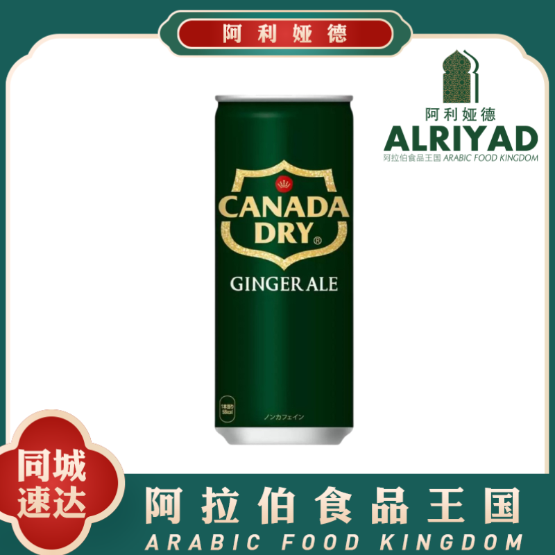 CocaCola Canadadry Ginger Ale Carbonated Beverage 250ml