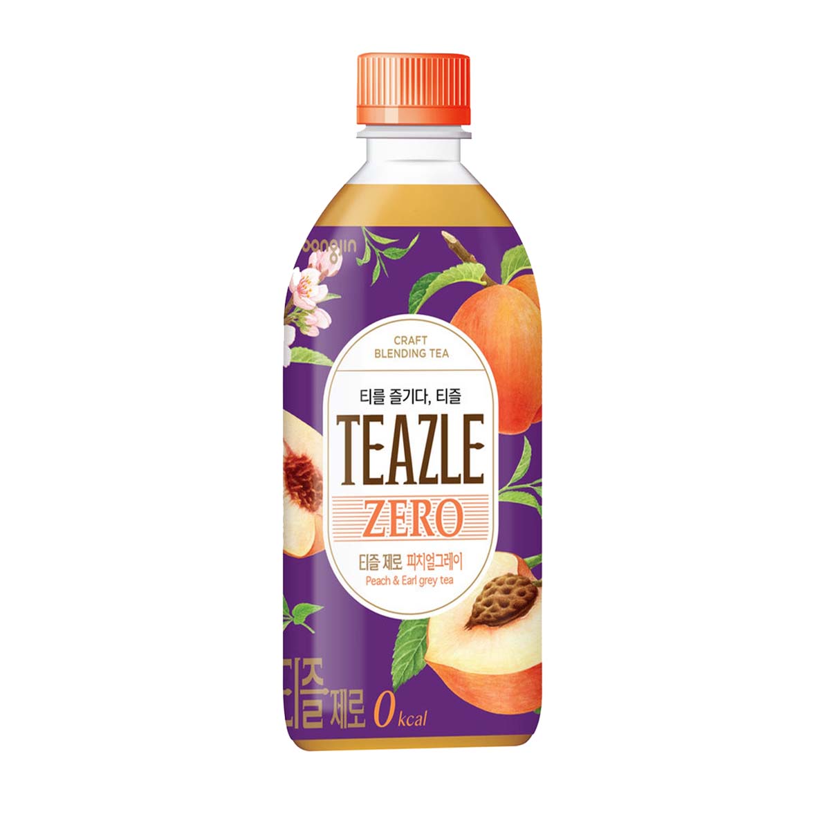 500ml Teazle Craft Blending Tea Zero - Peach &amp; Earl Gray Tea
